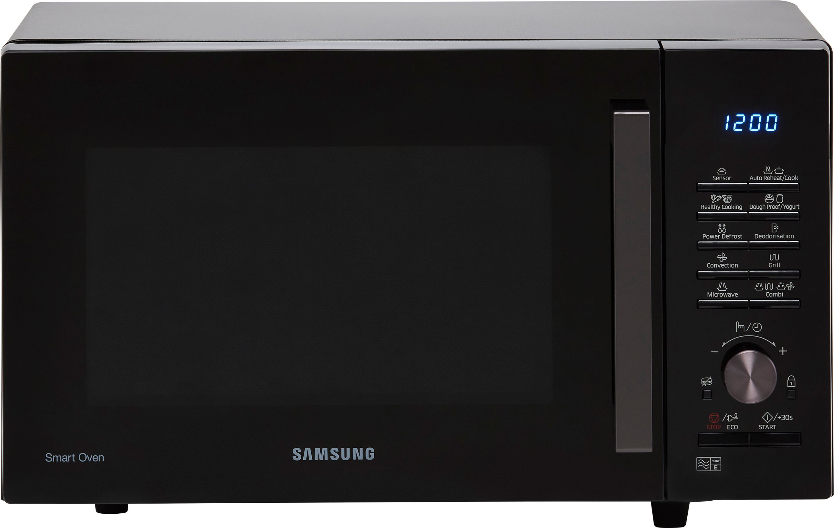 Samsung MC28A5125AK 31cm tall, 52cm wide, Freestanding Microwave - Black, Black